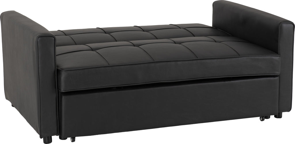 Astoria Sofa Bed - Black Pu