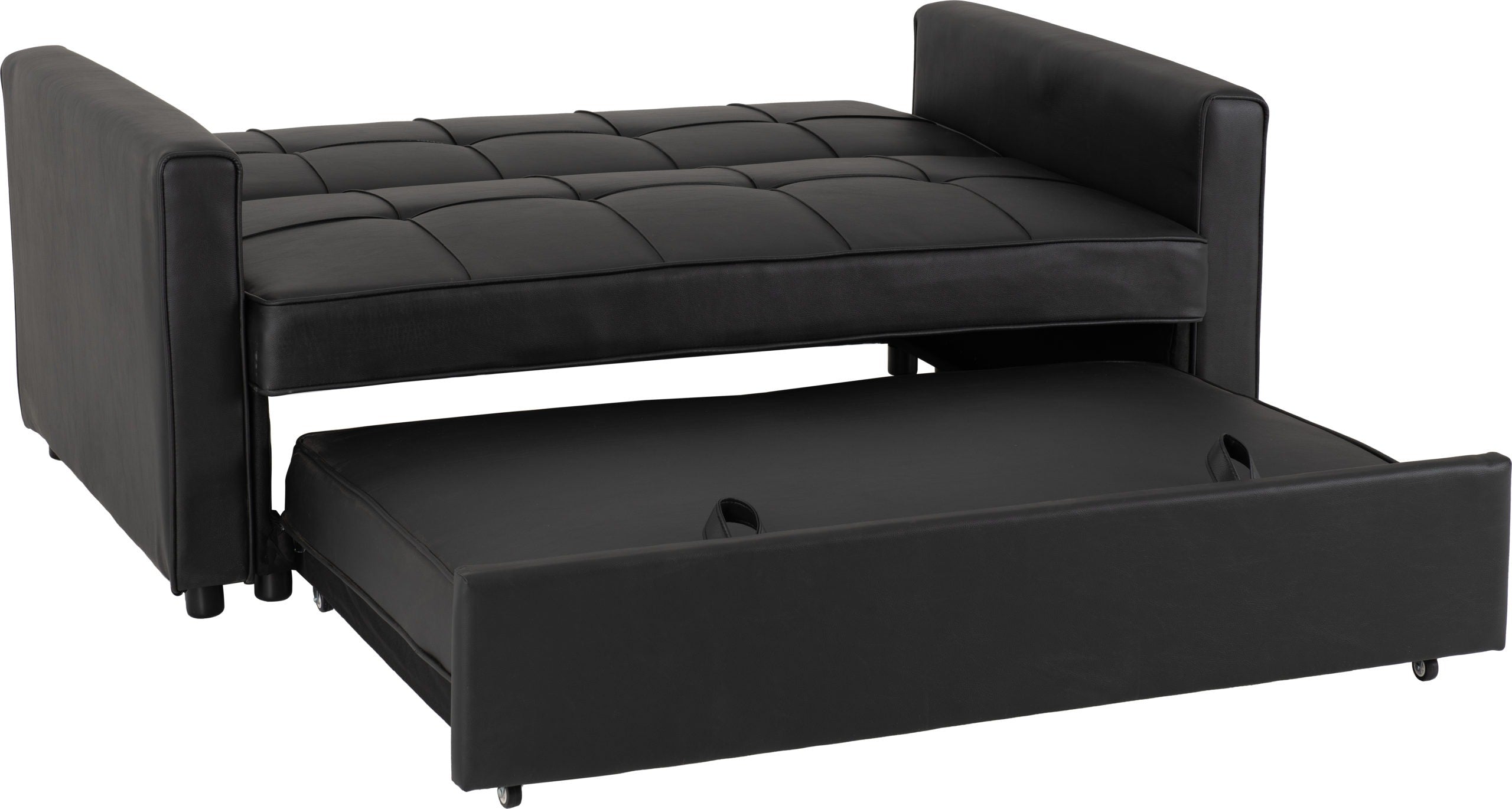 Astoria Sofa Bed - Black Pu