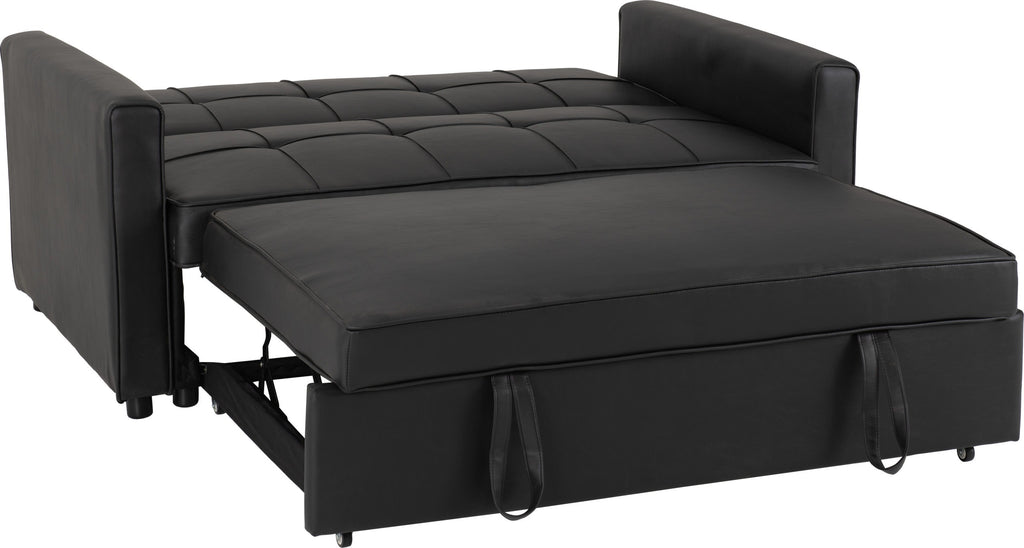 Astoria Sofa Bed - Black Pu