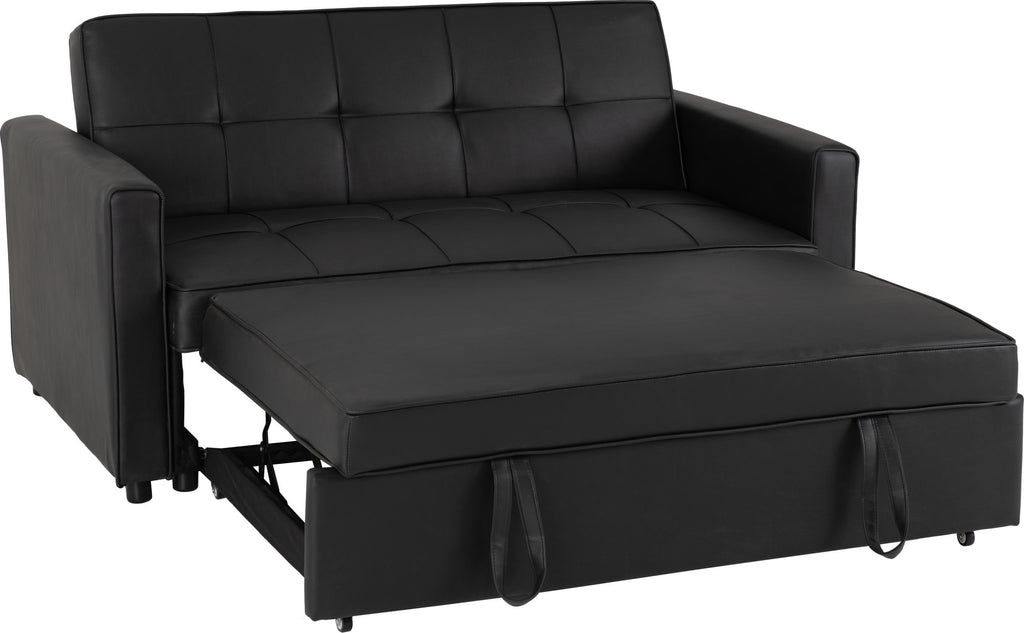 Astoria Sofa Bed - Black Pu