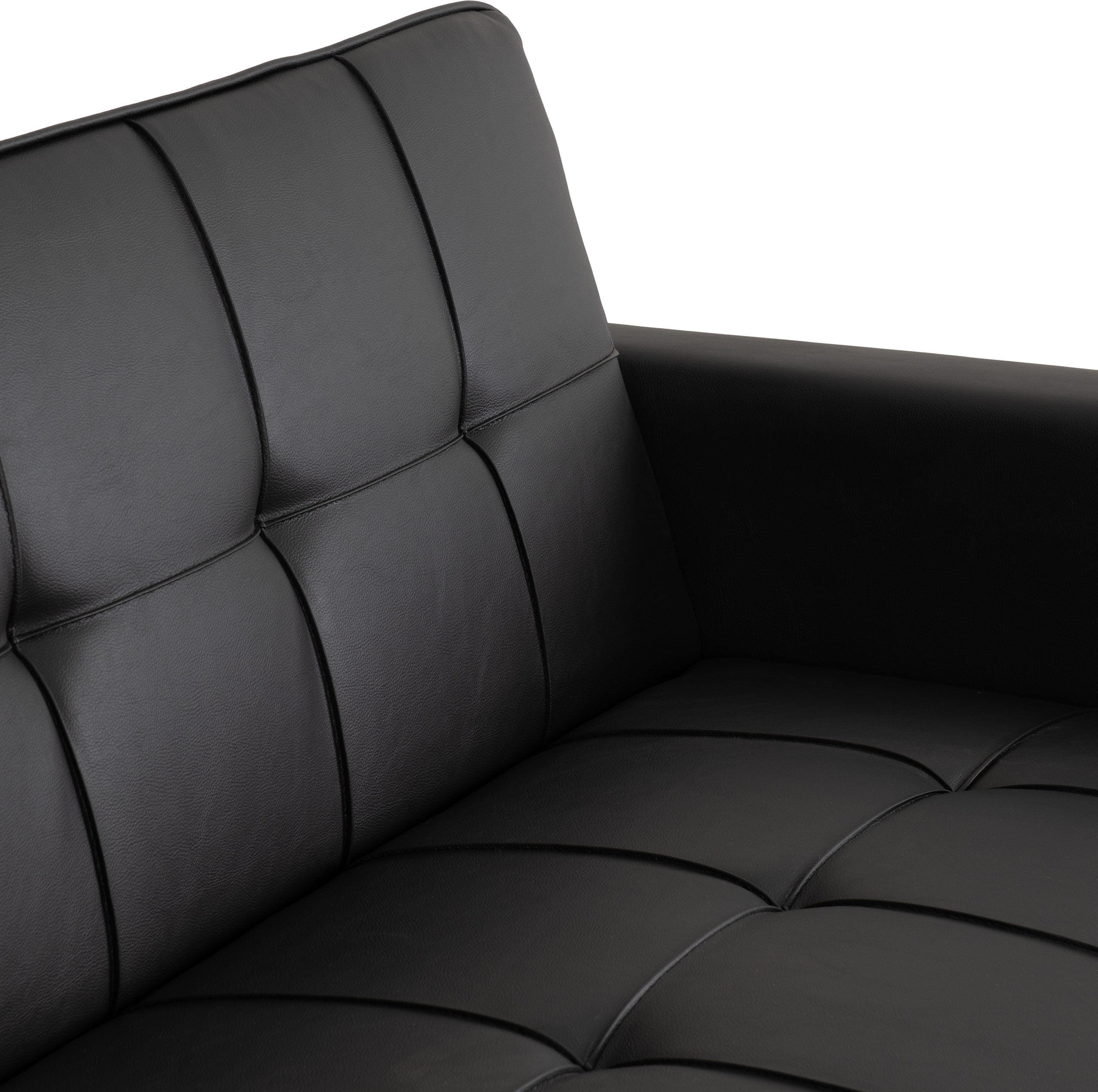 Astoria Sofa Bed - Black Pu
