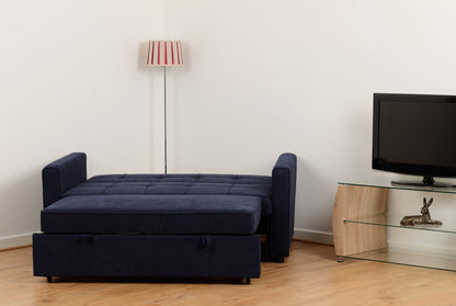 Astoria Sofa Bed - Navy Blue Fabric