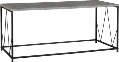 Athens Rectangular Coffee Table - Concrete Effect