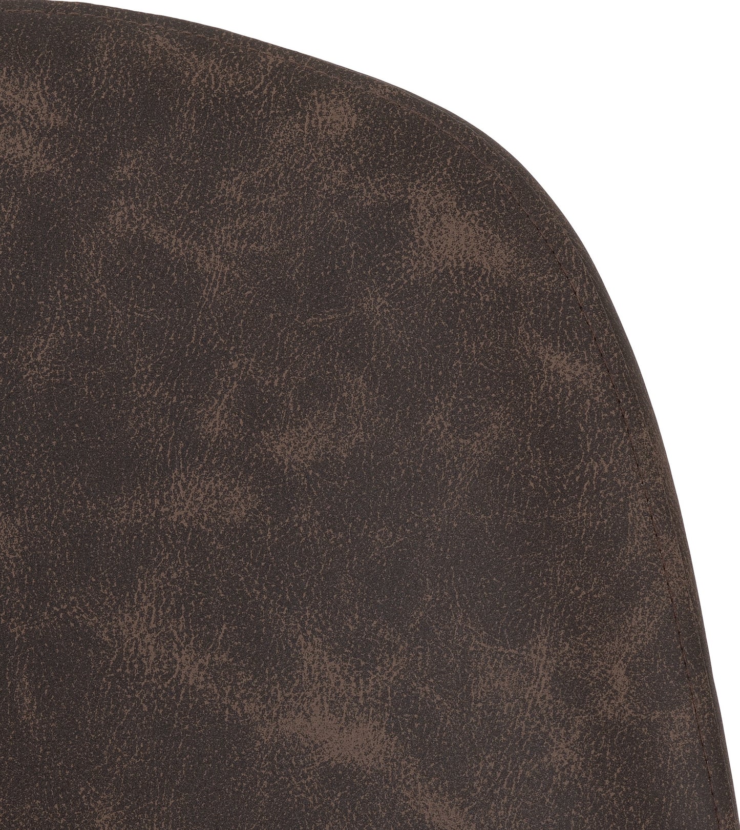 Athens Dining Chair (X2 Per Box) - Brown Pu