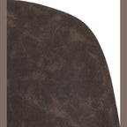 Athens Rectangular Dining Set X4 Chairs - Medium Oak Effect/Brown Pu