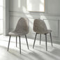Athens Dining Chair (X2 Per Box) - Grey Pu