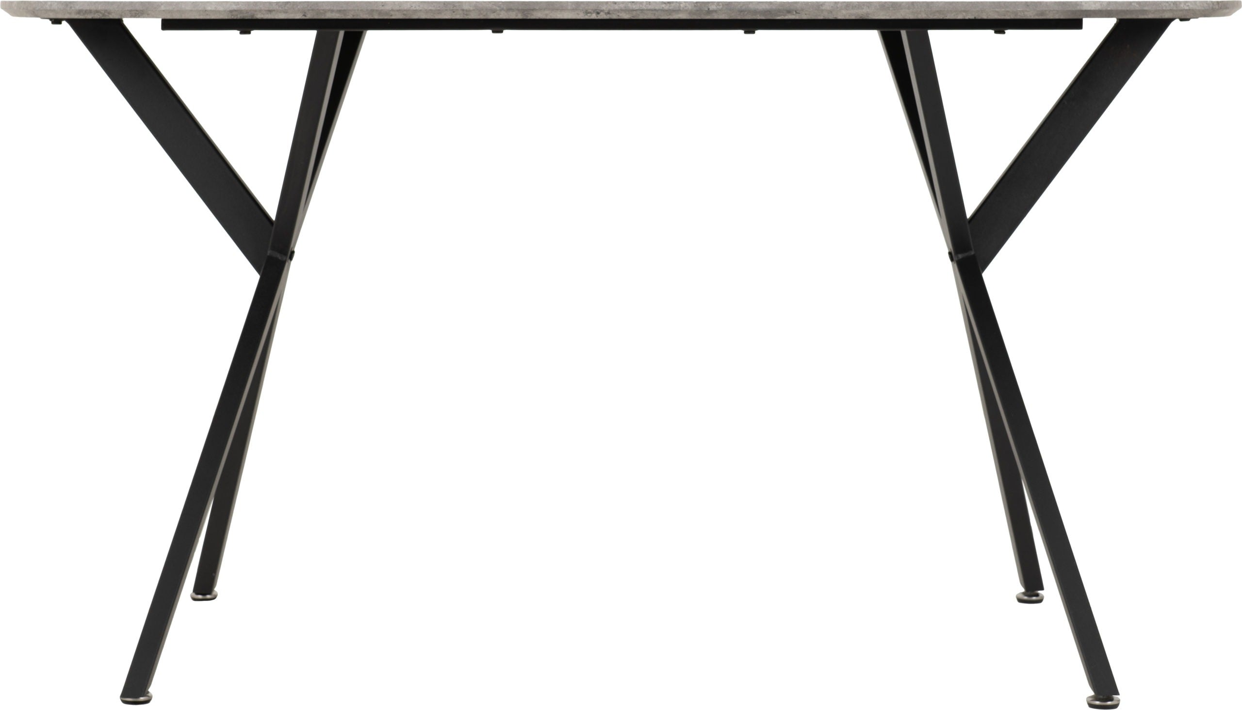Athens Rectangular Dining Table - Concrete Effect