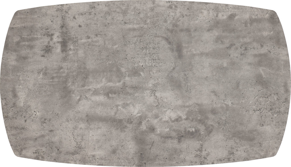 Athens Rectangular Dining Table - Concrete Effect