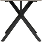 Athens Rectangular Dining Table - Concrete Effect
