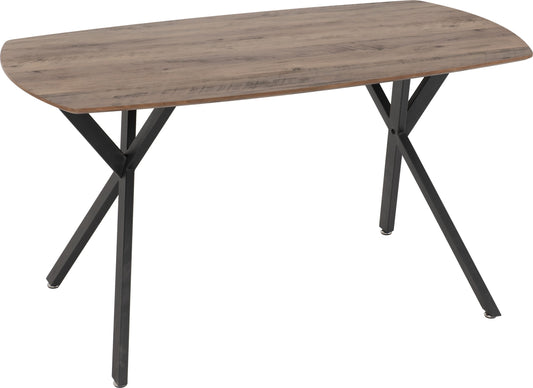 Athens Rectangular Dining Table - Medium Oak Effect