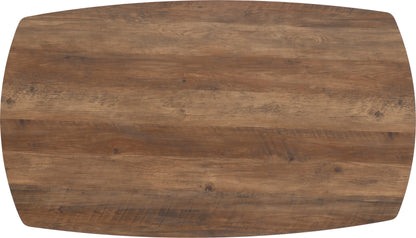 Athens Rectangular Dining Table - Medium Oak Effect