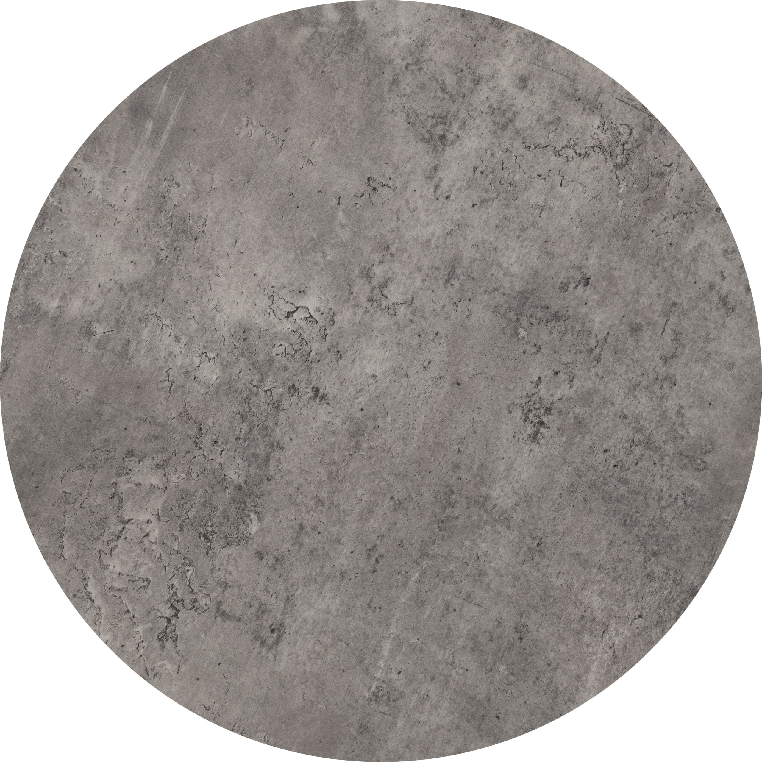 Athens Round Coffee Table Set - Concrete Effect