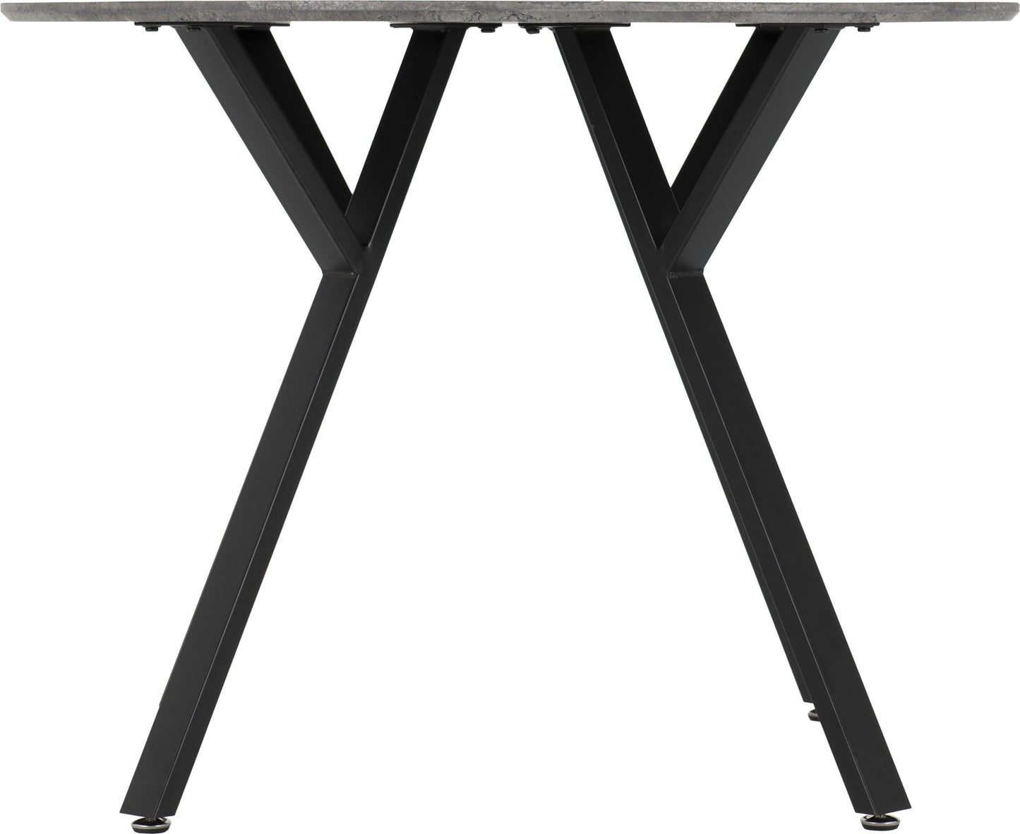 Athens Round Dining Table - Concrete Effect