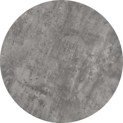 Athens Round Dining Table - Concrete Effect
