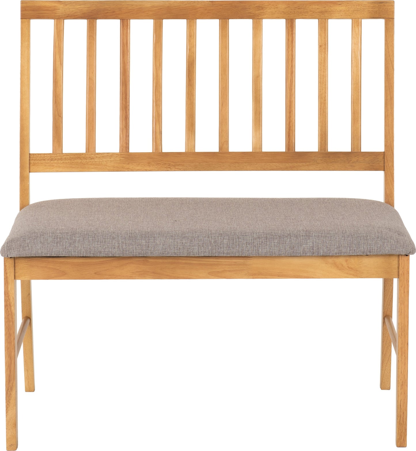 Austin 1+2 Dining Bench Set - Oak Effect/Grey Fabric
