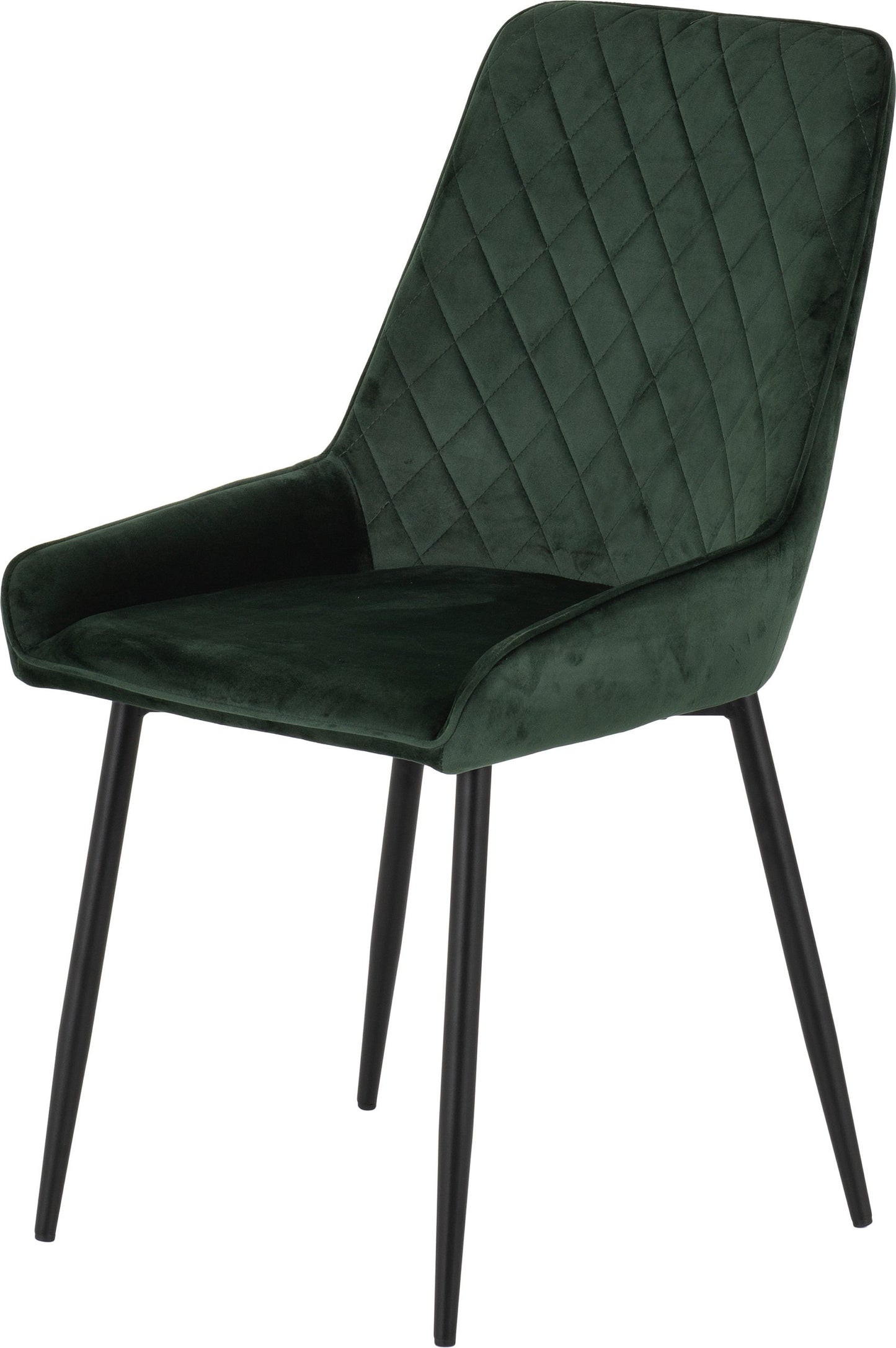 Avery Dining Chair (X2 Per Box) - Emerald Green Velvet