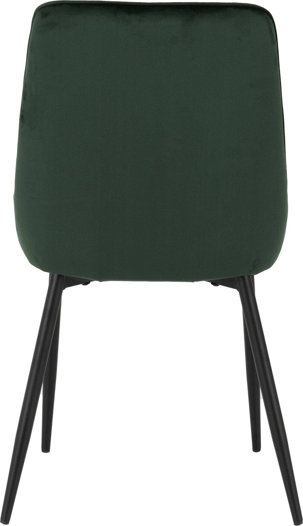 Athens Rect & Avery Dining Set (X4 Chairs) - Concrete/Emerald Green Velvet