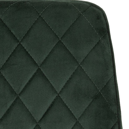 Avery Dining Chair (X2 Per Box) - Emerald Green Velvet