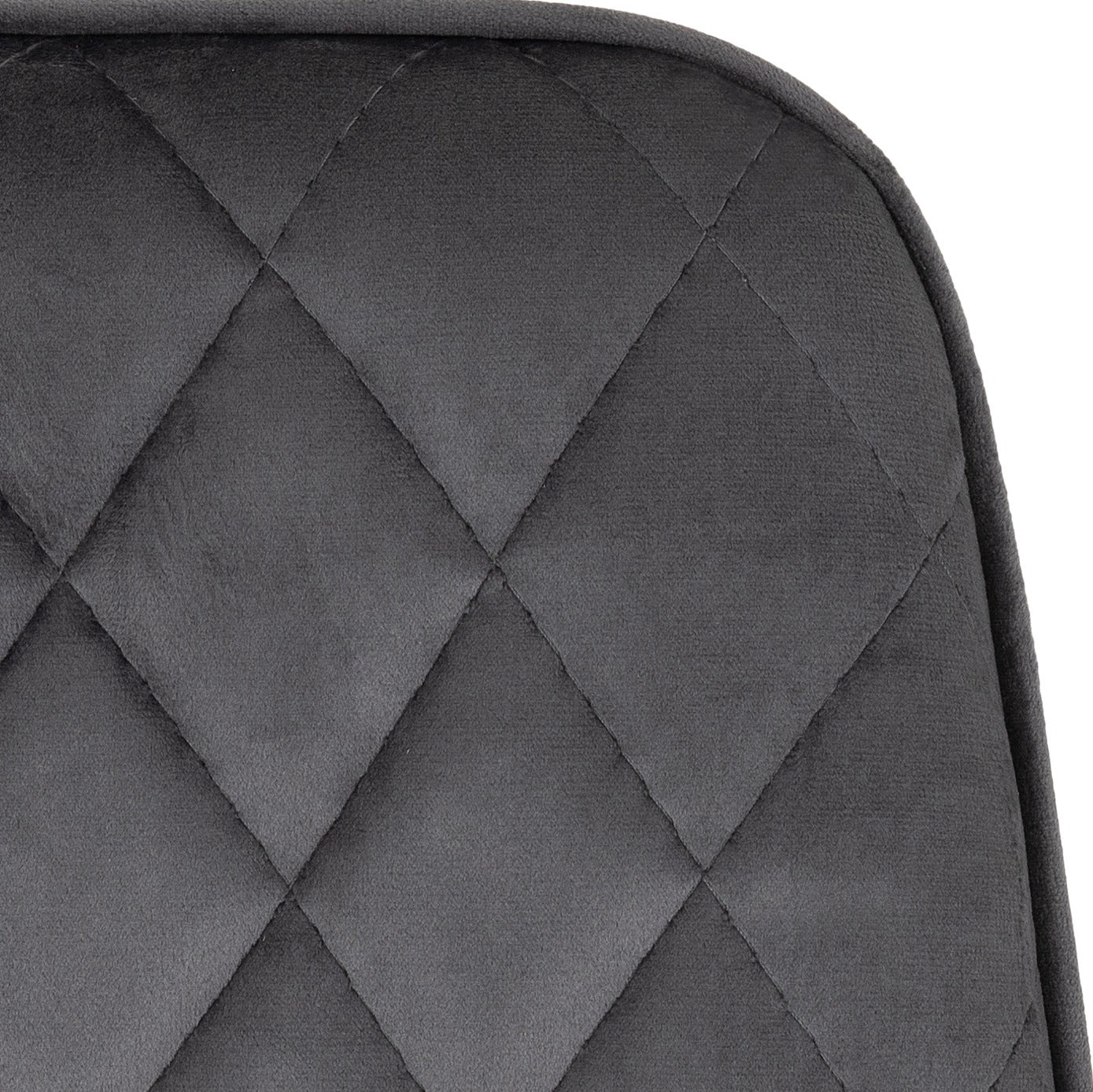Athens Rect & Avery Dining Set (X4 Chairs) - Concrete/Grey Velvet