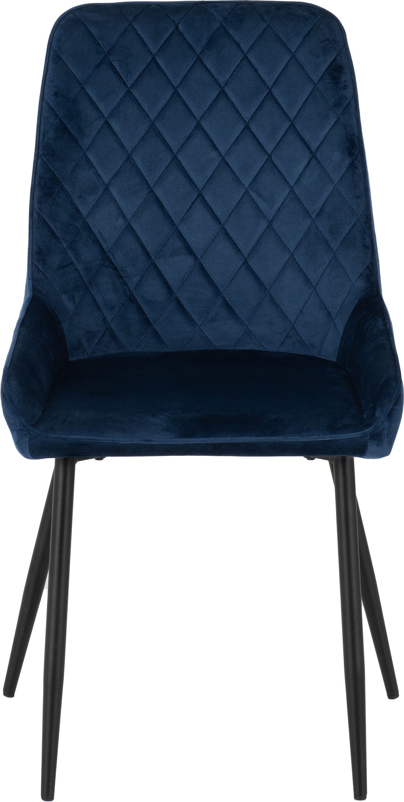 Avery Dining Chair (X2 Per Box) - Sapphire Blue Velvet