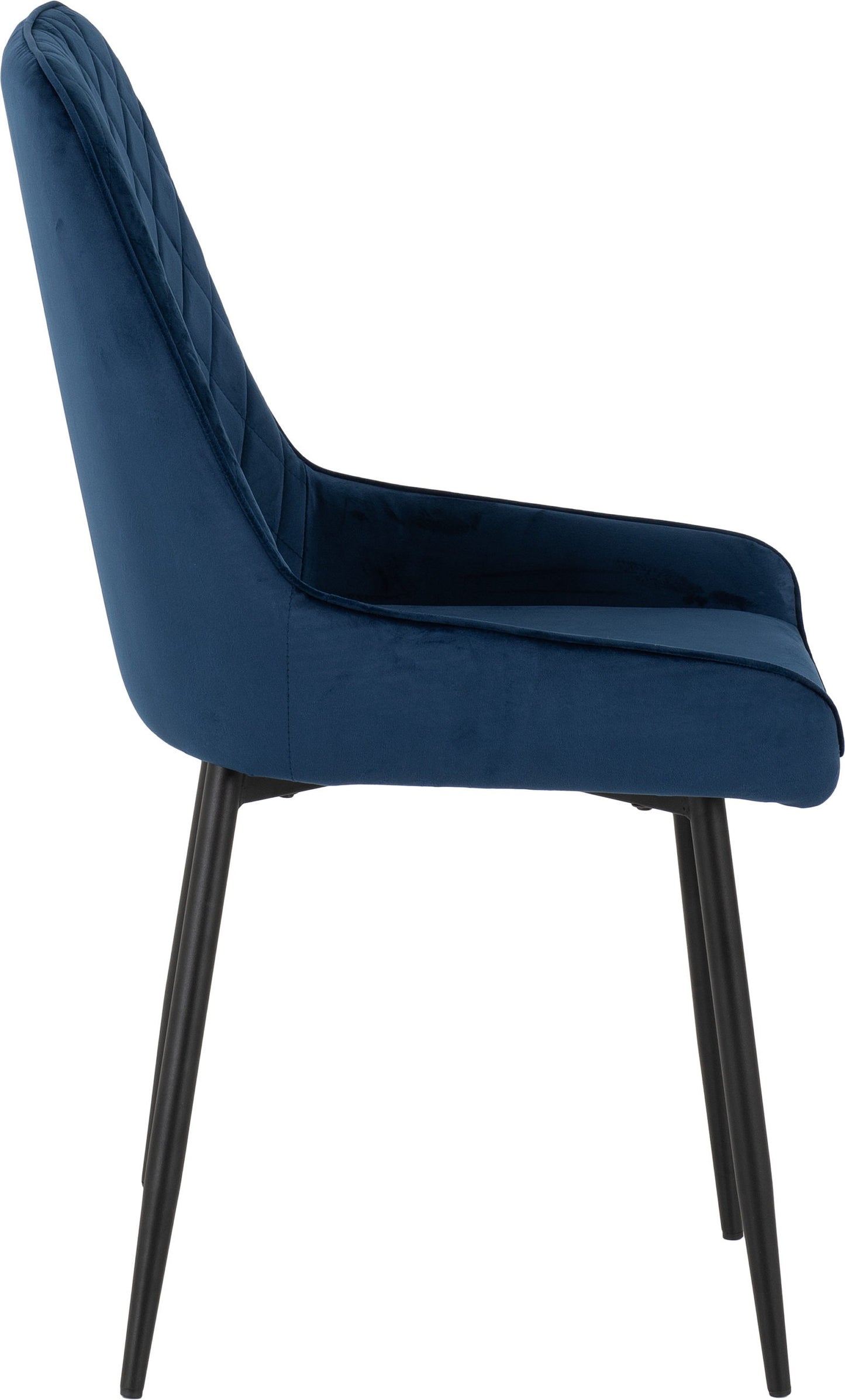 Avery Dining Chair (X2 Per Box) - Sapphire Blue Velvet