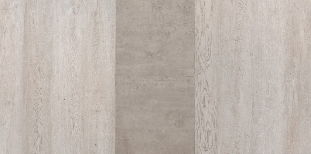 Avery Extending Dining Table - Concrete/Grey Oak Effect