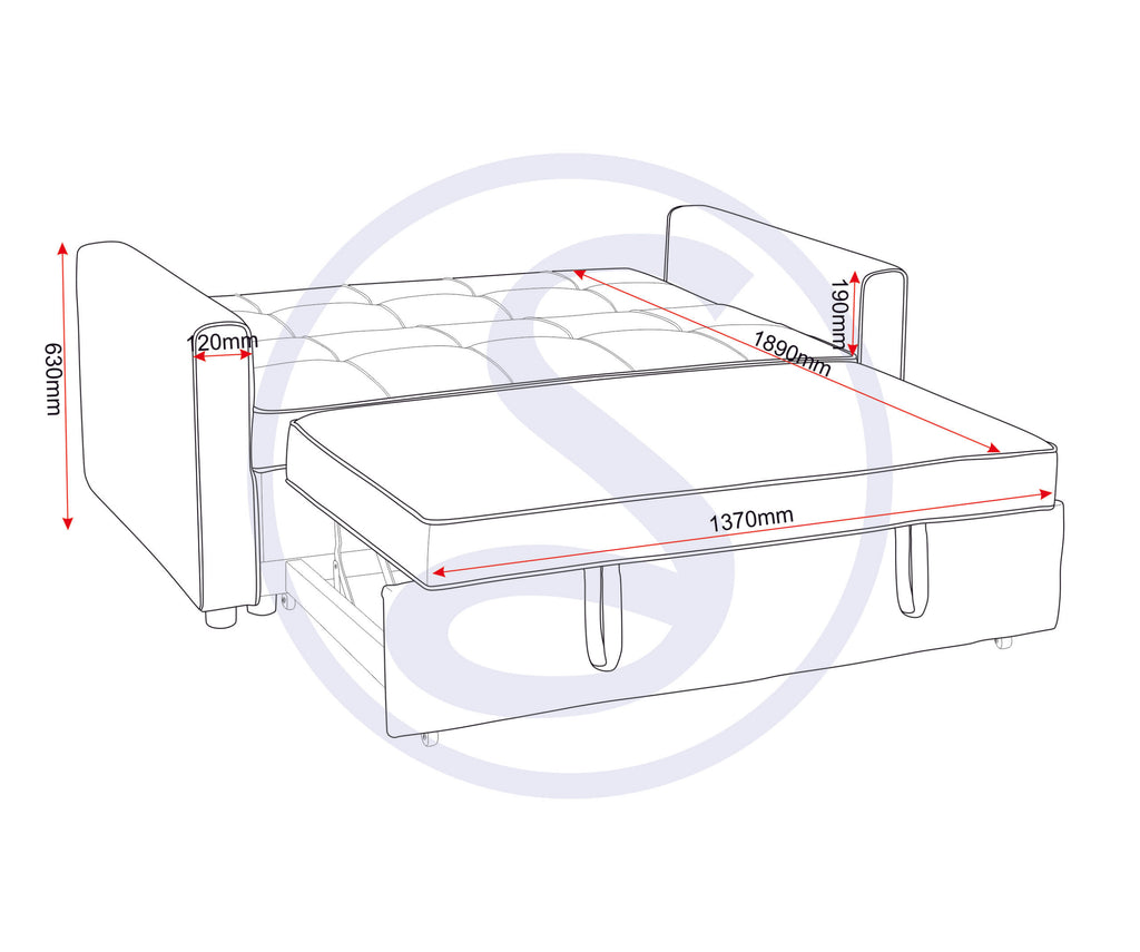 Astoria Sofa Bed - Dark Grey Fabric