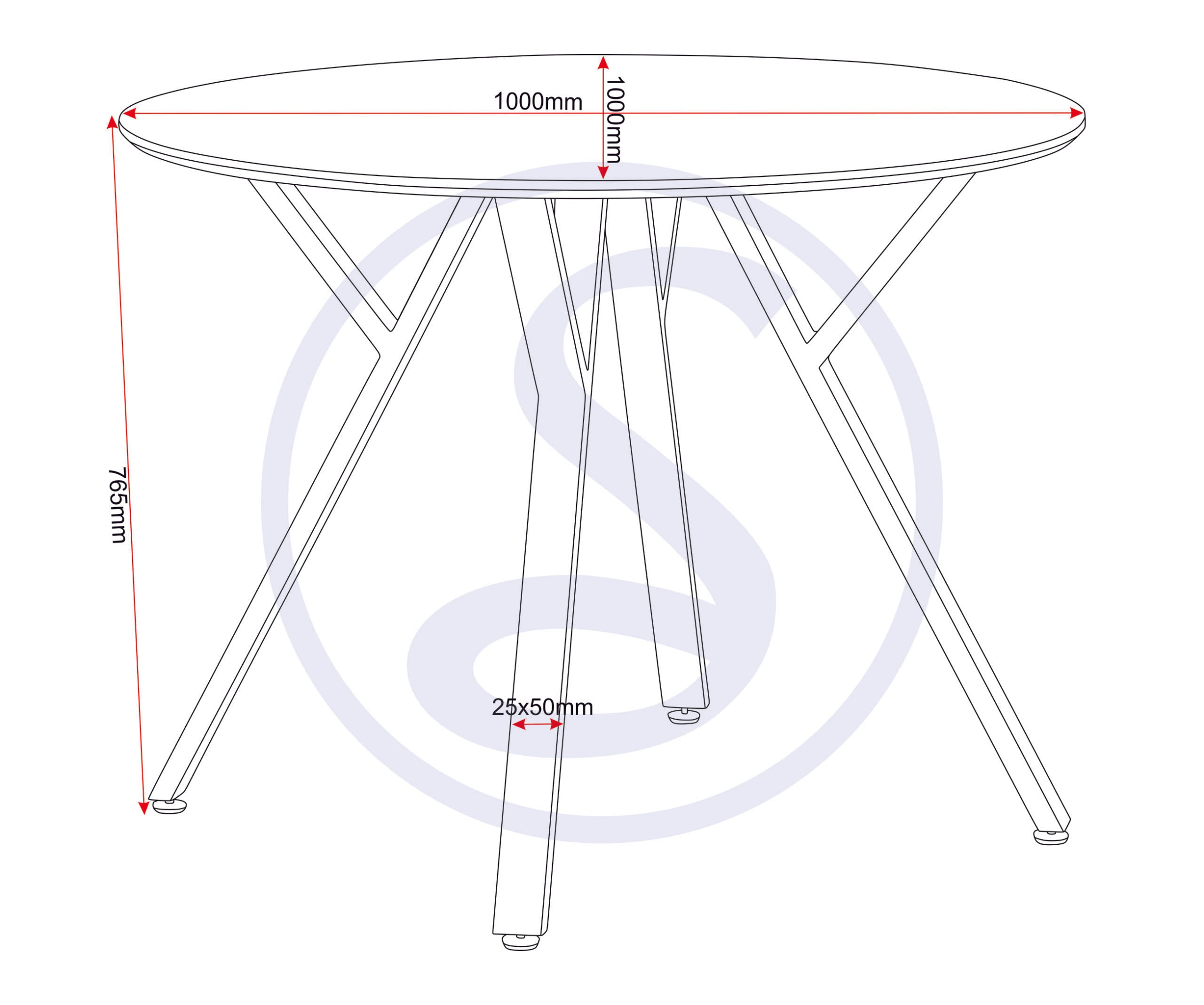 Athens Round & Lukas Dining Set (X4 Chairs) - Concrete/Grey Velvet