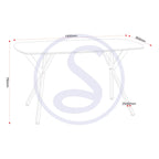 Athens Rectangular Dining Set X4 Chairs - Medium Oak Effect/Brown Pu