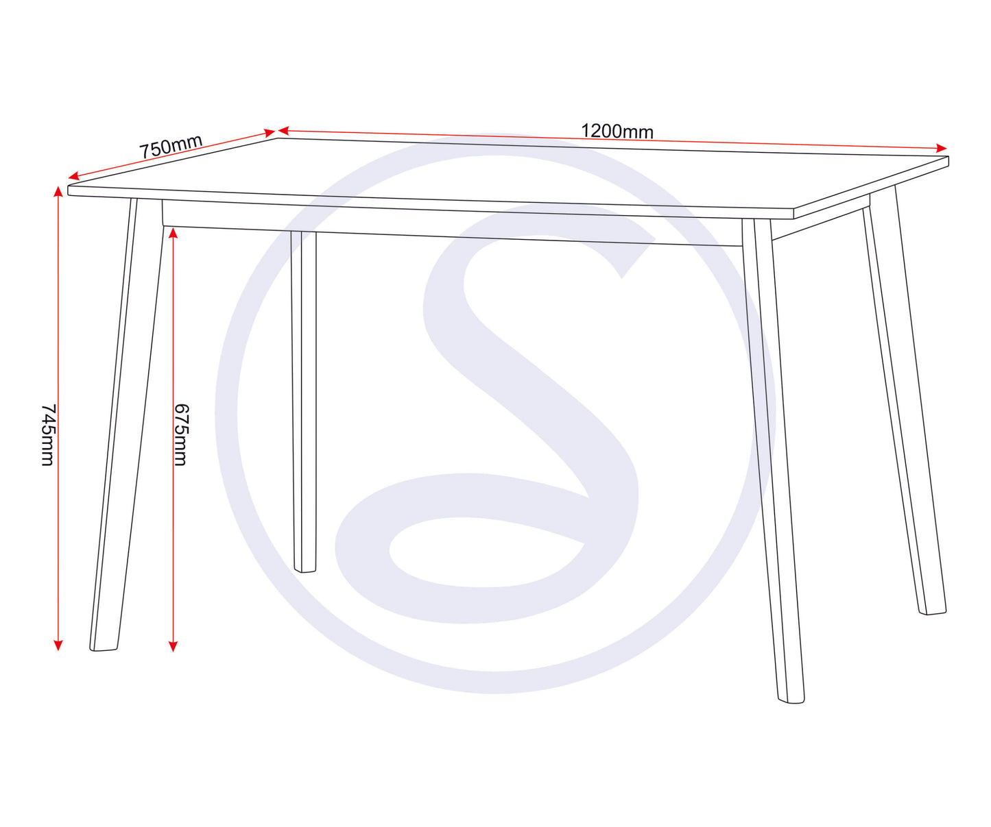 Austin Dining Table - Oak Effect