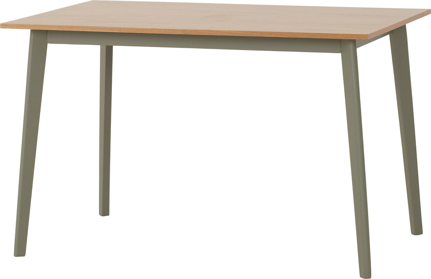 Balfour 1+4 Dining Set - Sage Green/Oak Effect/Mink Microsuede