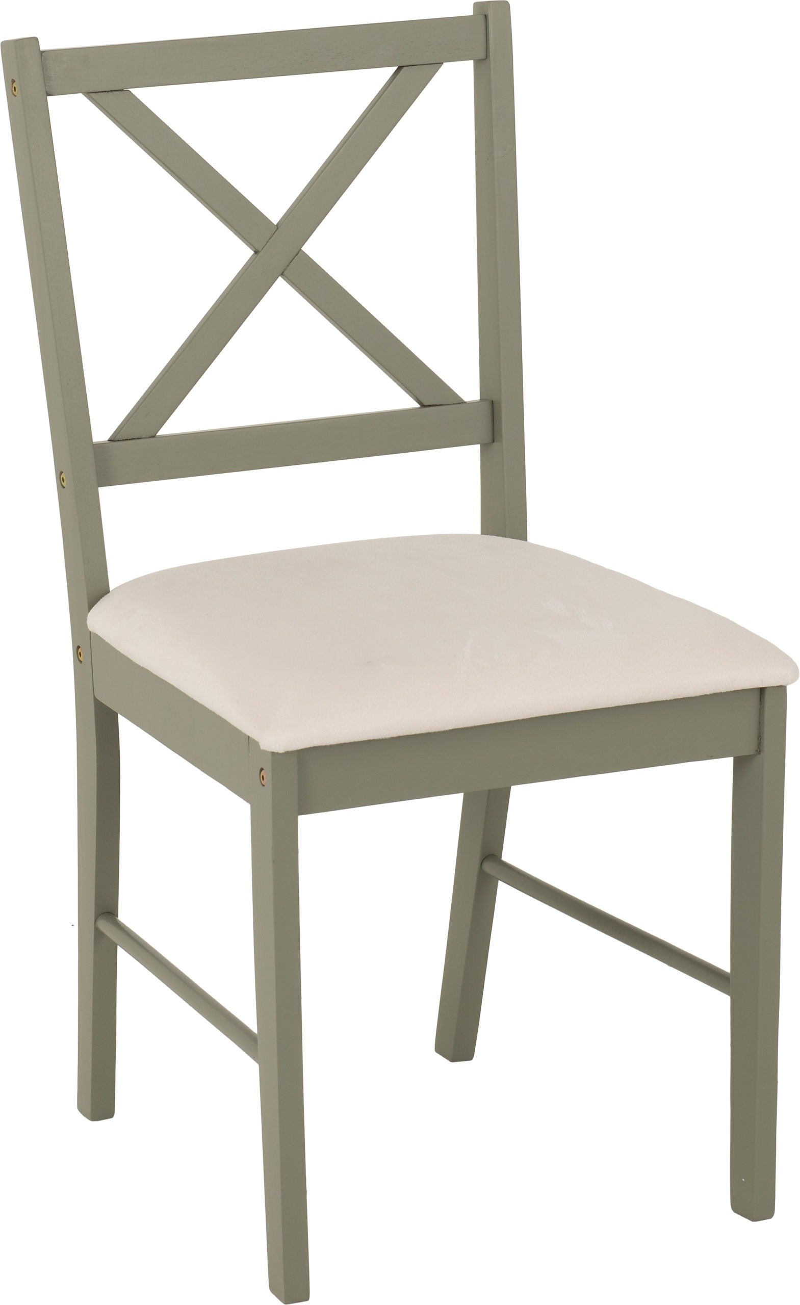 Balfour 1+4 Dining Set - Sage Green/Oak Effect/Mink Microsuede