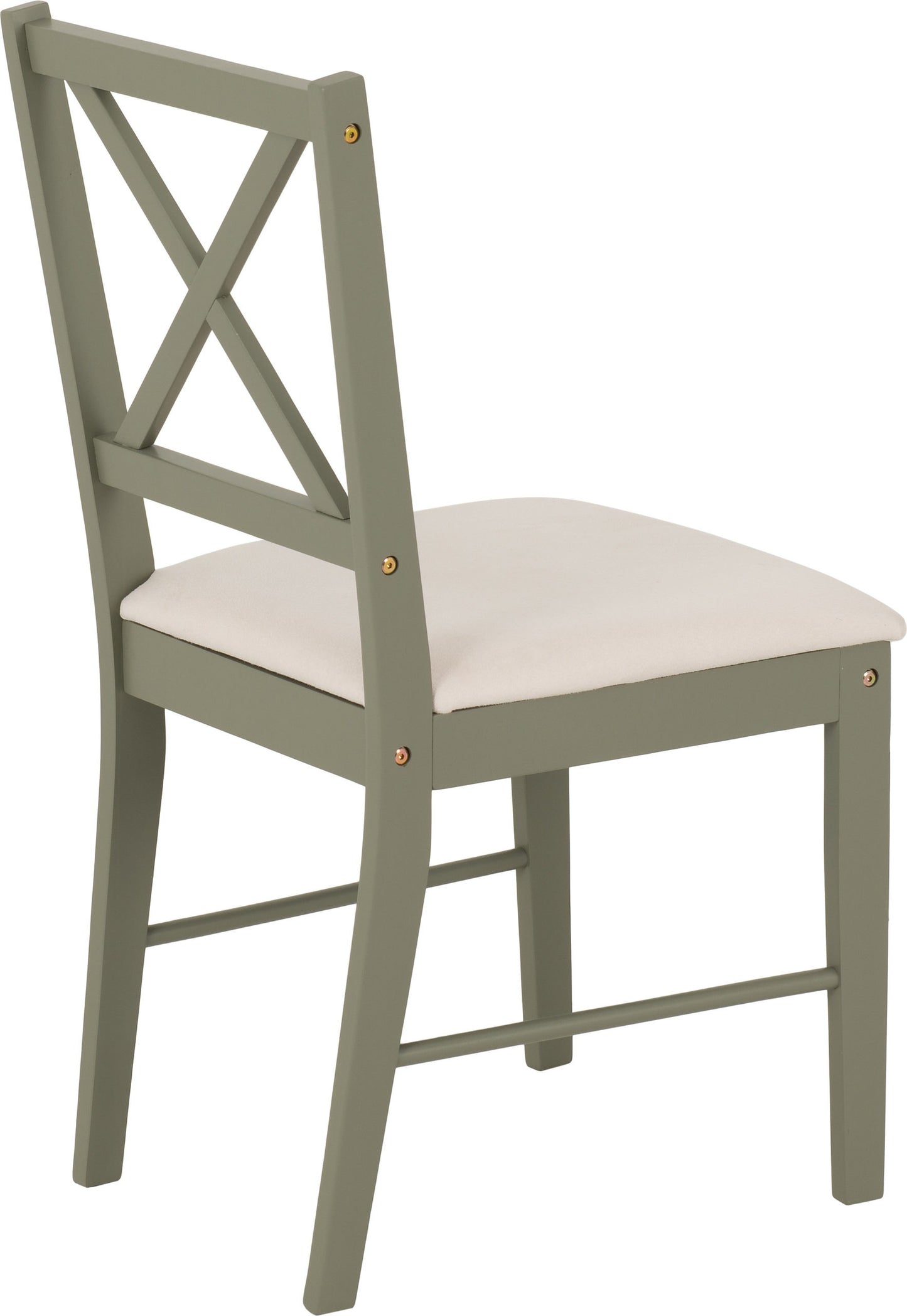 Balfour 1+4 Dining Set - Sage Green/Oak Effect/Mink Microsuede
