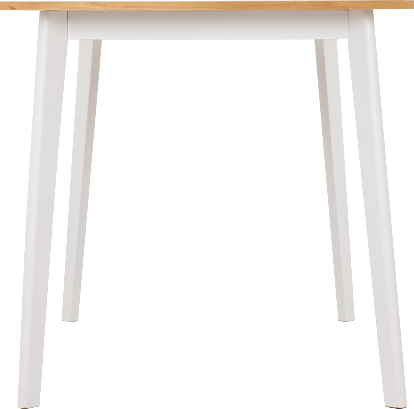 Balfour 1+4 Dining Set - White/Oak Effect/Grey Fabric