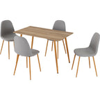 Barley Dining Table - Oak Veneer/Oak Effect