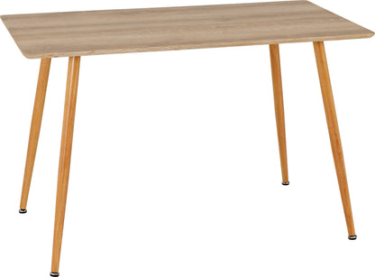 Barley Dining Table - Oak Veneer/Oak Effect