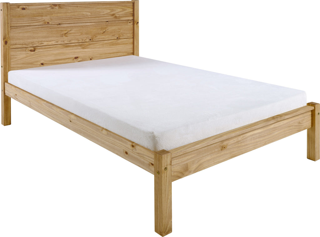 Barton 5' Bed - Waxed Pine