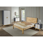 Barton 5' Bed - Waxed Pine