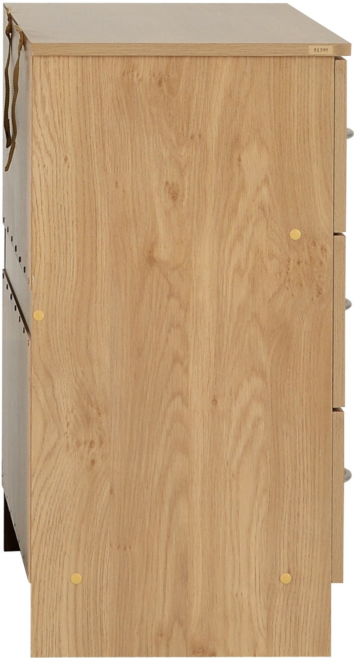 Bellingham 3 Drawer Chest - Oak Effect Veneer