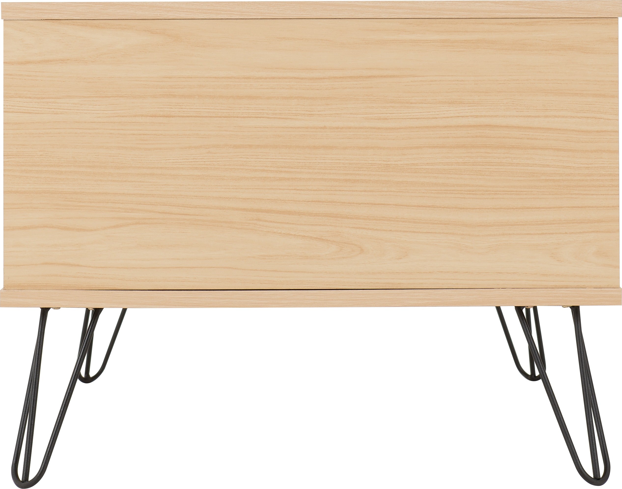 Bergen 2 Drawer Coffee Table - Oak Effect/White/Grey
