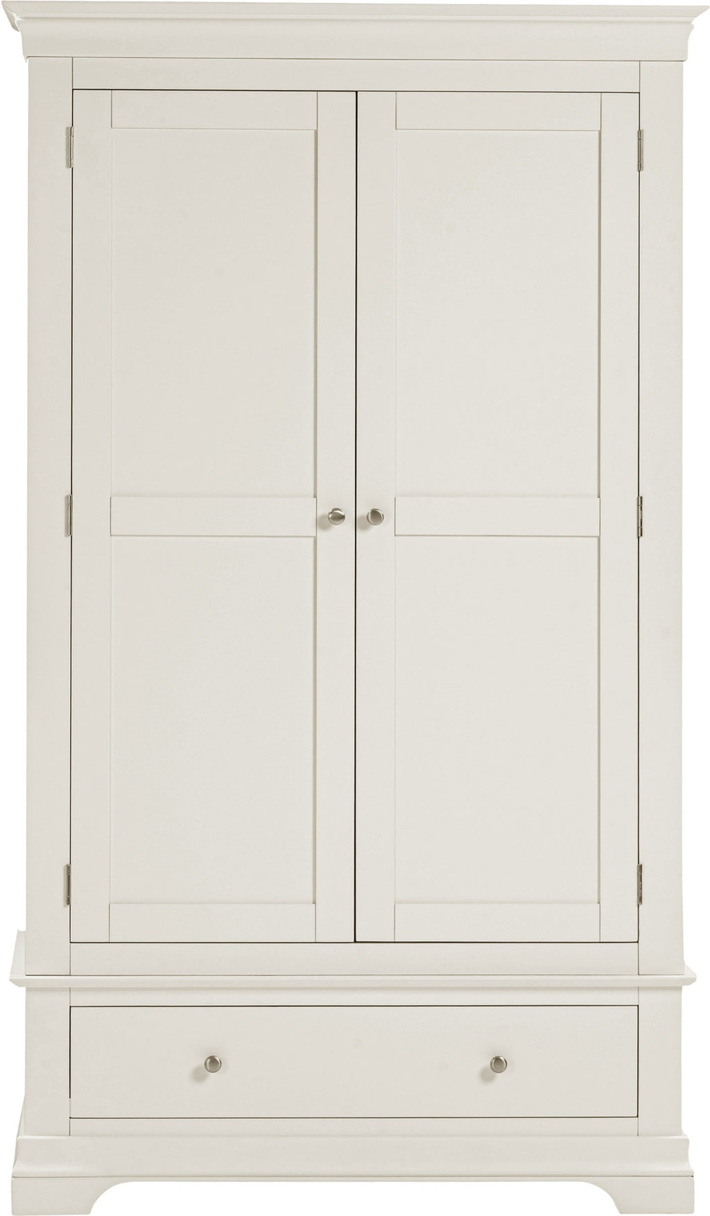 Bordeaux 2 Door Wardrobe - Ivory