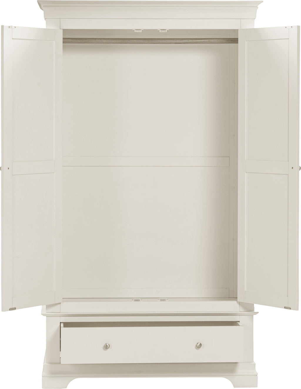 Bordeaux 2 Door Wardrobe - Ivory