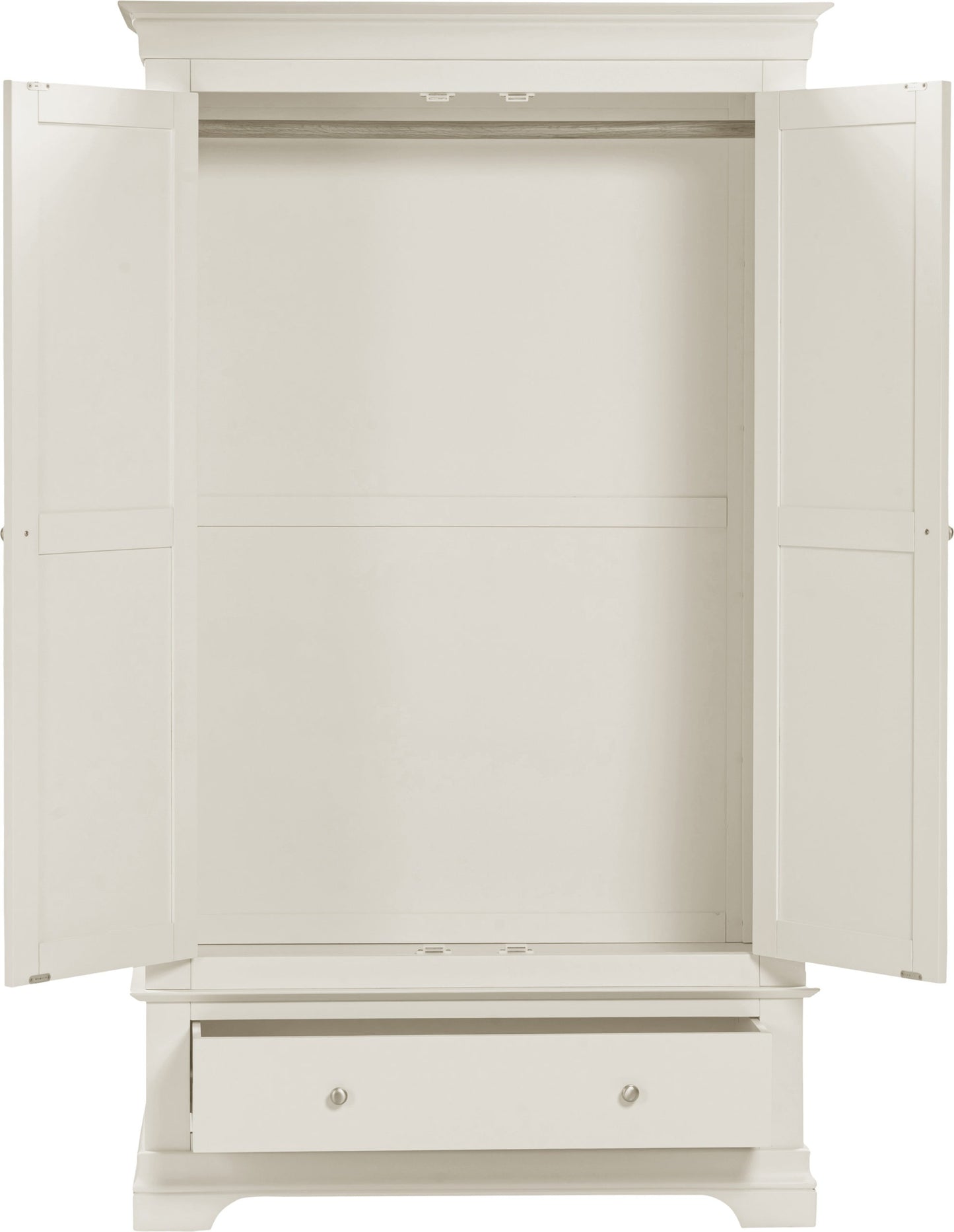 Bordeaux 2 Door Wardrobe - Ivory
