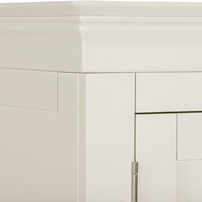 Bordeaux 2 Door Wardrobe - Ivory
