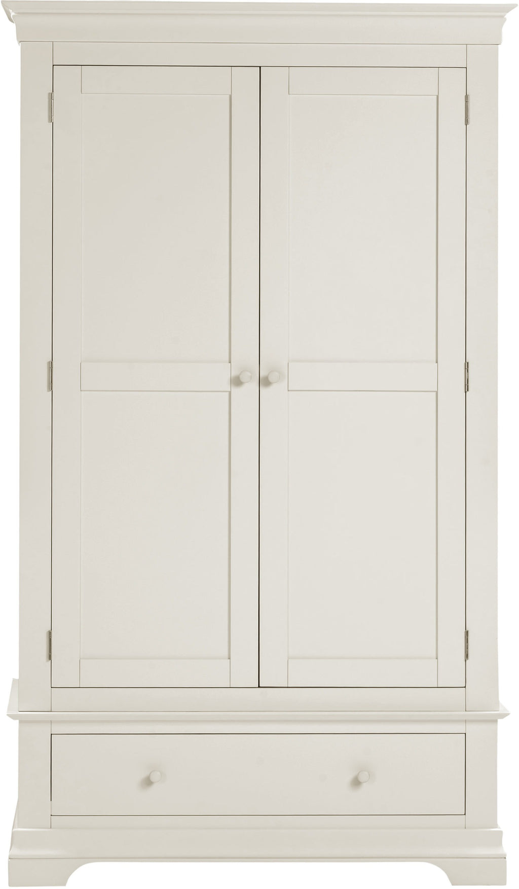 Bordeaux 2 Door Wardrobe - Ivory