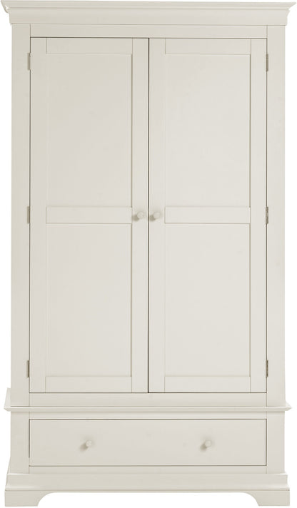 Bordeaux 2 Door Wardrobe - Ivory