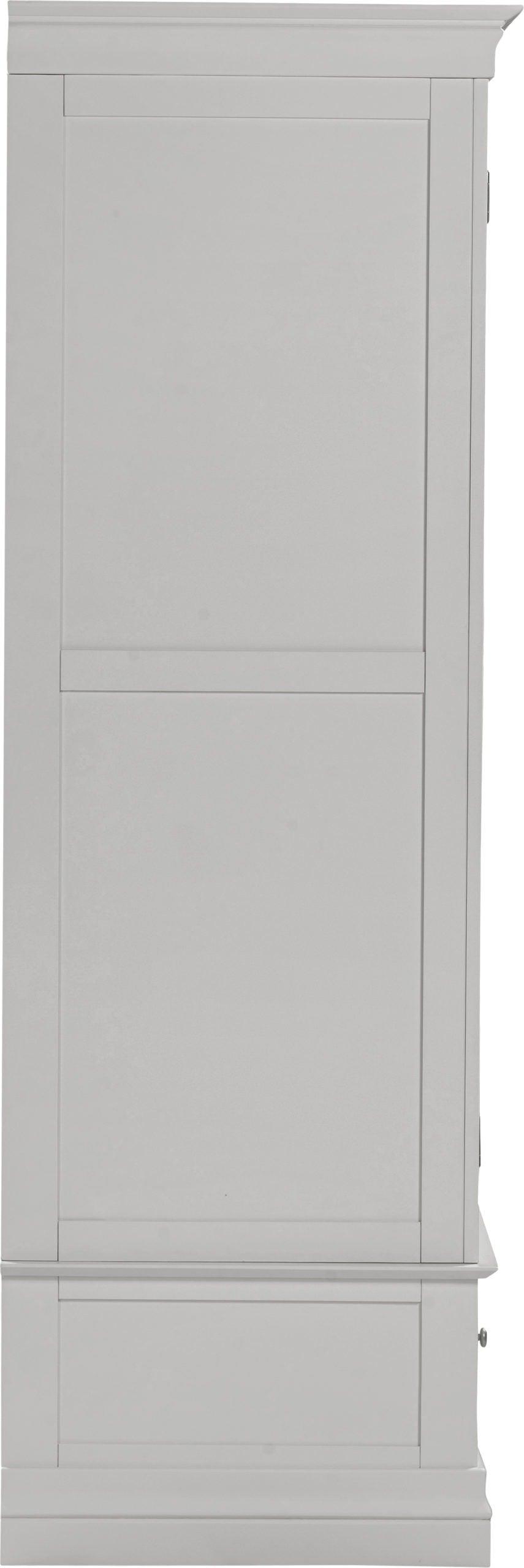 Bordeaux 2 Door Wardrobe - Pebble Grey