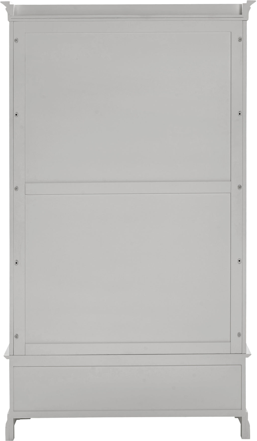 Bordeaux 2 Door Wardrobe - Pebble Grey