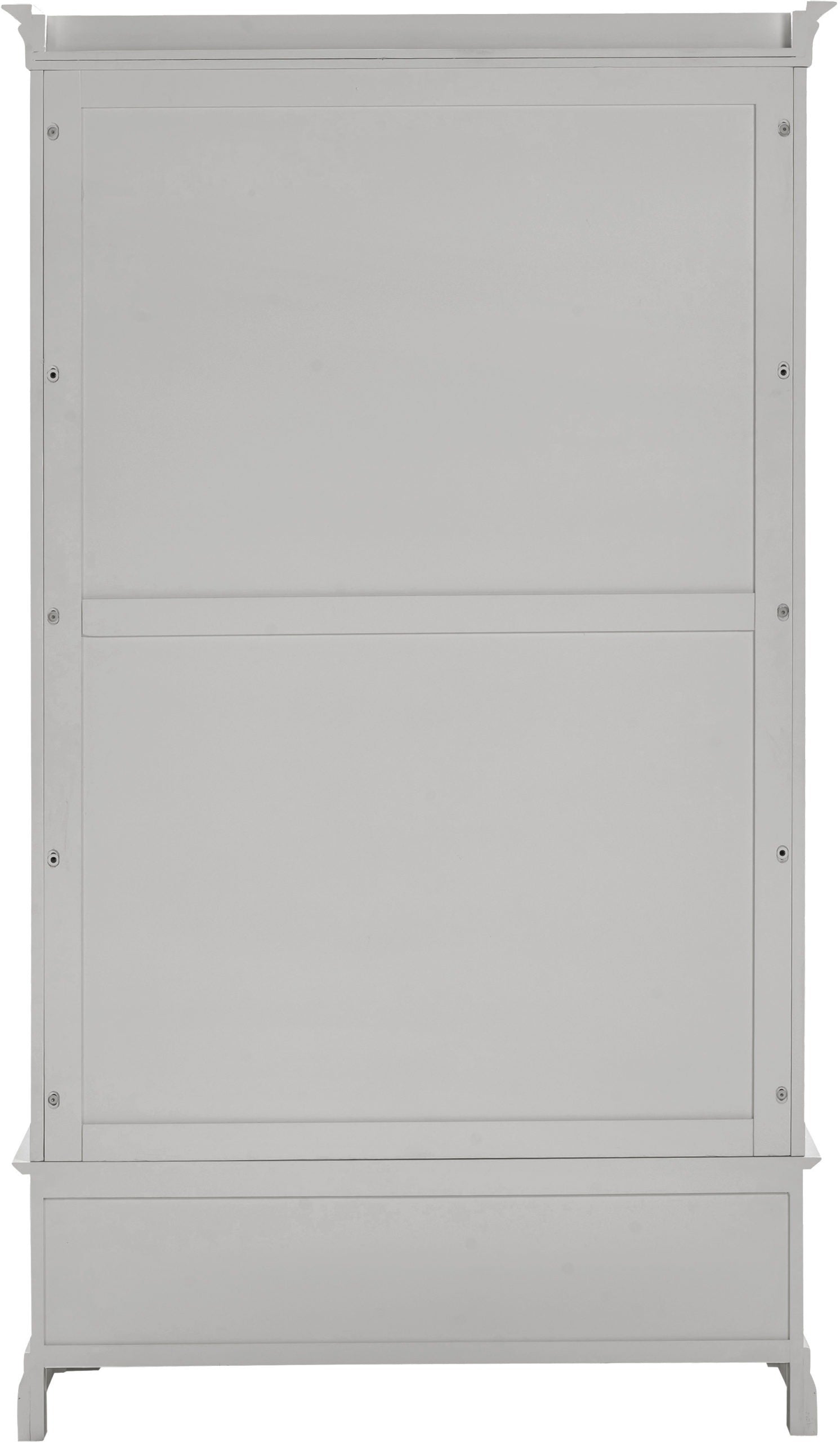 Bordeaux 2 Door Wardrobe - Pebble Grey