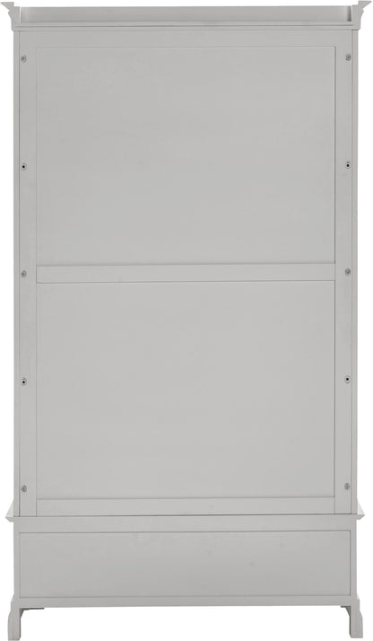 Bordeaux 2 Door Wardrobe - Pebble Grey